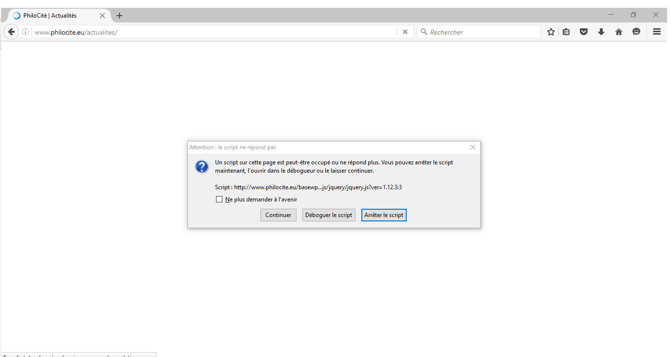 Firefox Ne Charge Pas Un Script Comment Le Reperer Pour Solutionner Wpfr